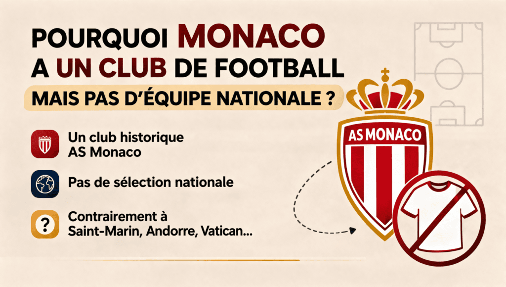 Pourquoi Monaco n’a pas d’équipe nationale de football AS Monaco explication club sans sélection