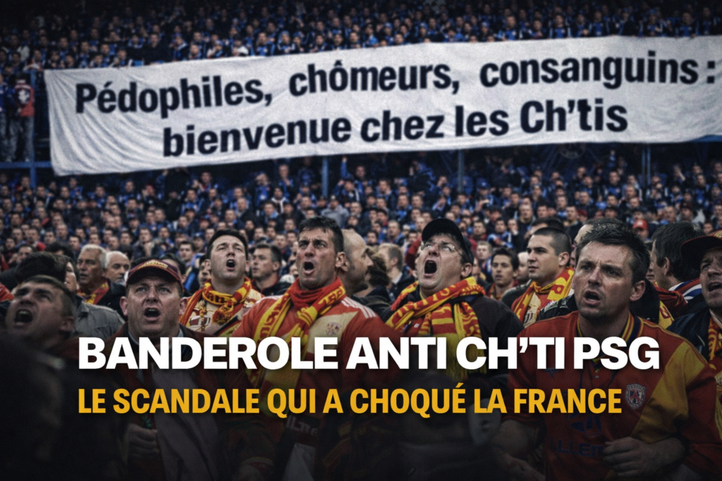 banderole anti ch’ti PSG scandale supporters PSG Lens Stade de France polémique football 2008
