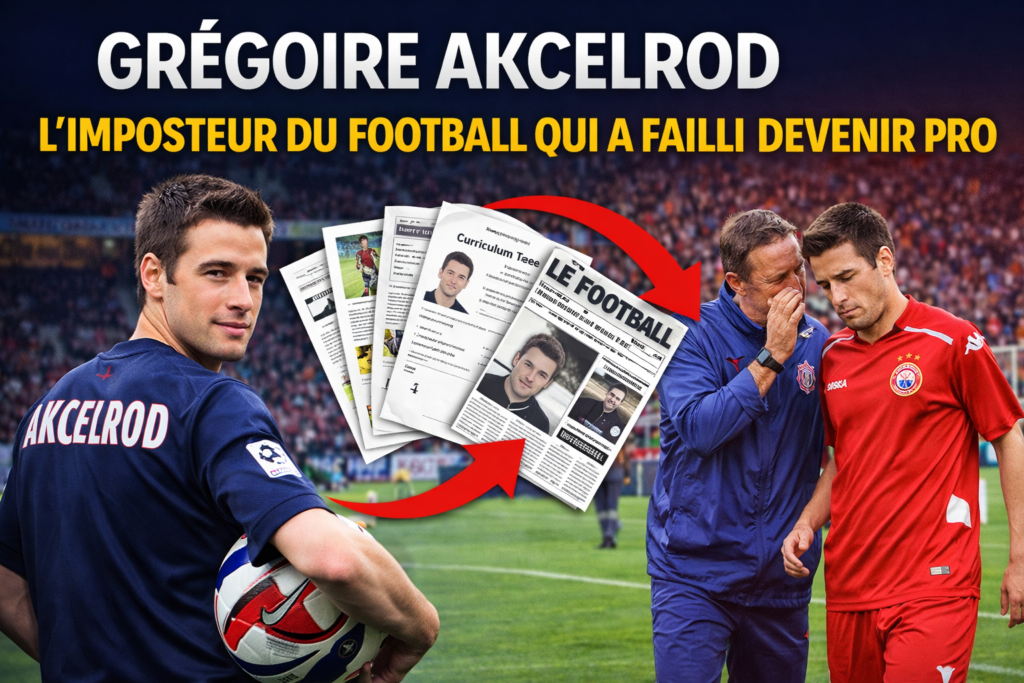 Grégoire Akcelrod imposteur football avec faux CV et tentative de carrière professionnelle dans des clubs européens