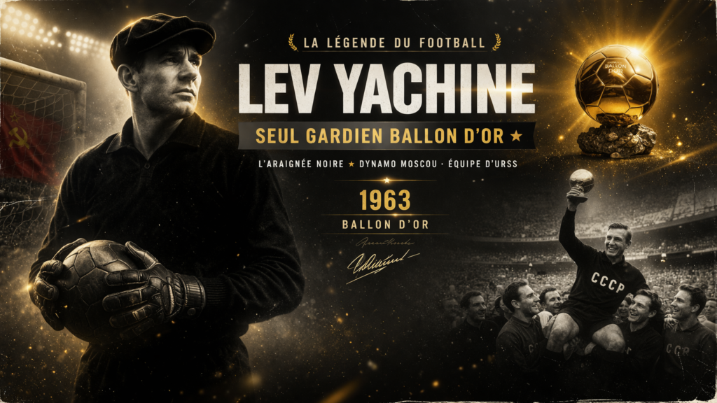 Lev Yachine gardien Ballon d’Or 1963 légende football gardien historique URSS