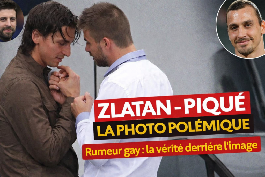 Zlatan et Piqué photo polémique barcelone rumeur buzz football